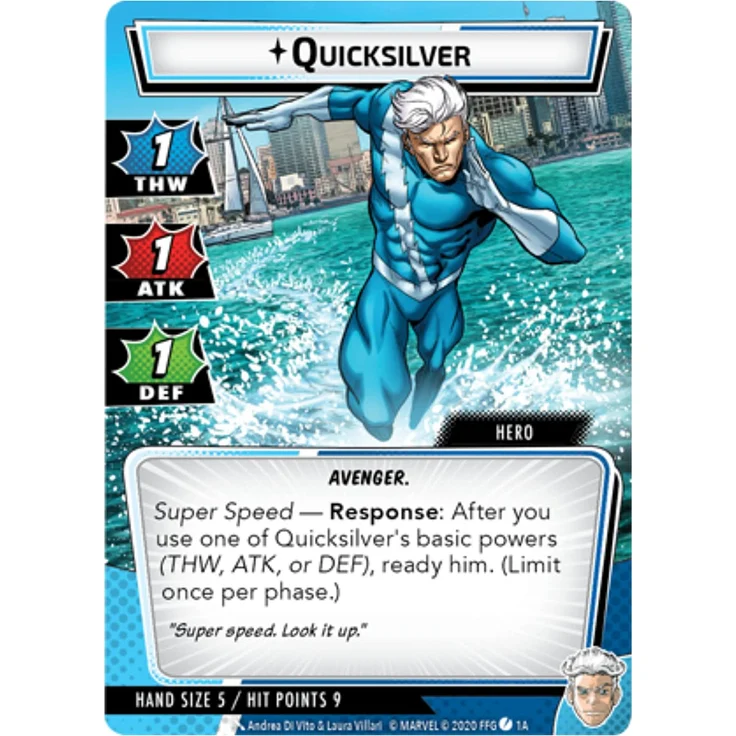 Fantasy Flight Games - Marvel Champions: Hero Pack: Quicksilver - Kartenspiel – Bild 5