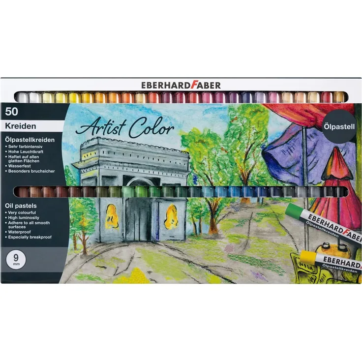 Eberhard Faber - Ölpastellkreide 50er Set - Artist Color