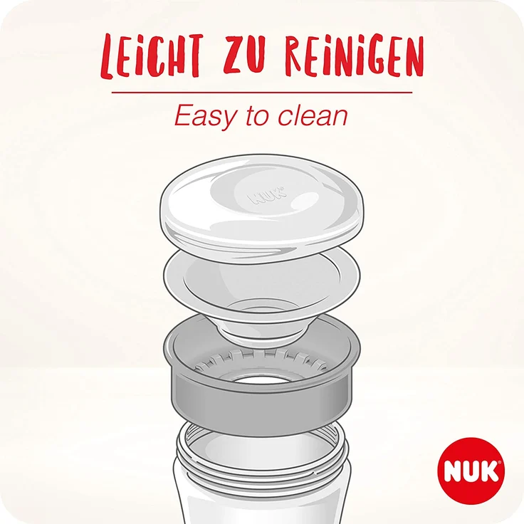 NUK 230 ml non-spill cup Evolution Magic Cup 360 Mickey Mouse gray 255425 Nuk – Bild 5