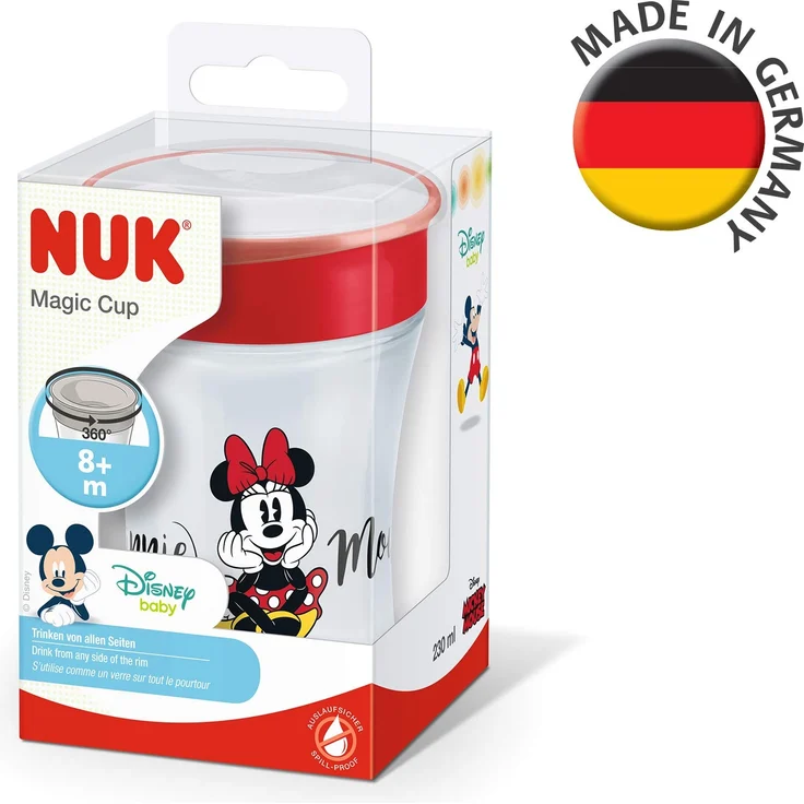 NUK 230 ml non-spill cup Evolution Magic Cup 360 Mickey Mouse gray 255425 Nuk – Bild 6