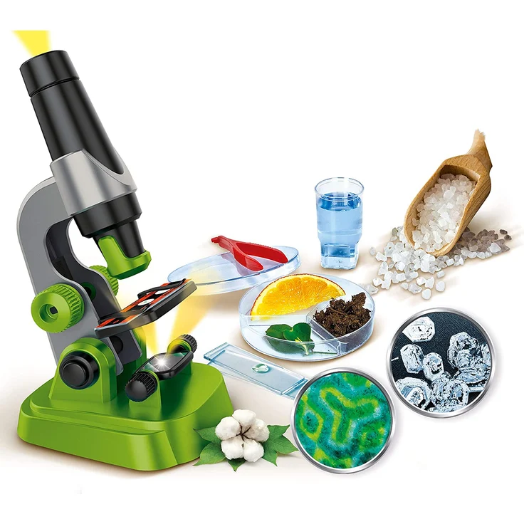 Clementoni 59120 Galileo Science – Mein erstes Mikroskop, Spielzeug für Kinder ab 8 Jahren, spannendes Biologie-Labor für kleine Forscher, Mikrobiologie für Schulkinder – Bild 2