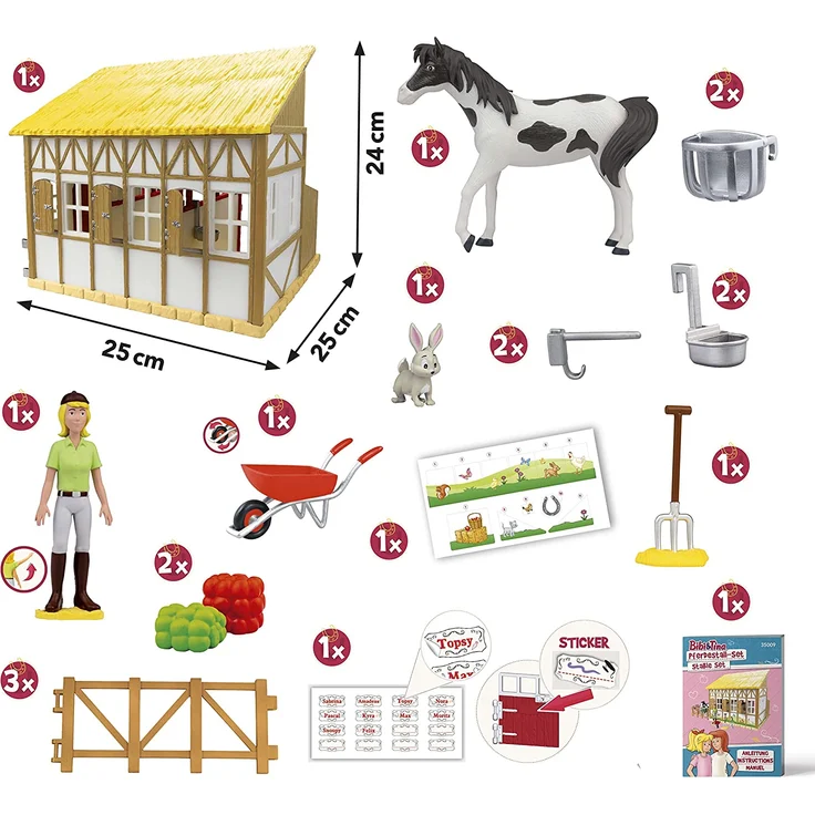 CRAZE Bibi & Tina Horse Stable play set building – Bild 3