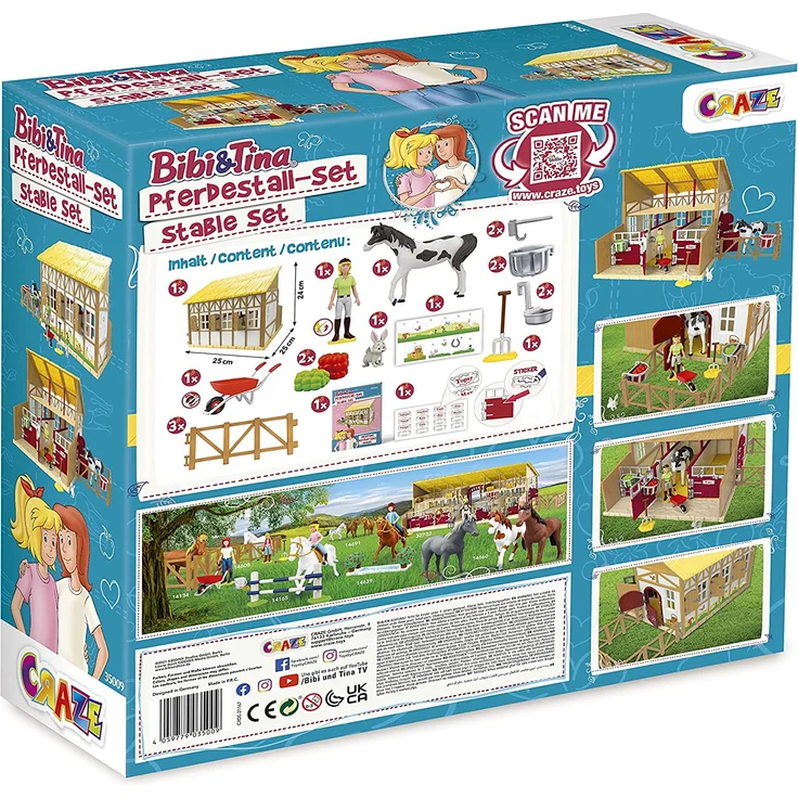 CRAZE Bibi & Tina Horse Stable play set building – Bild 9