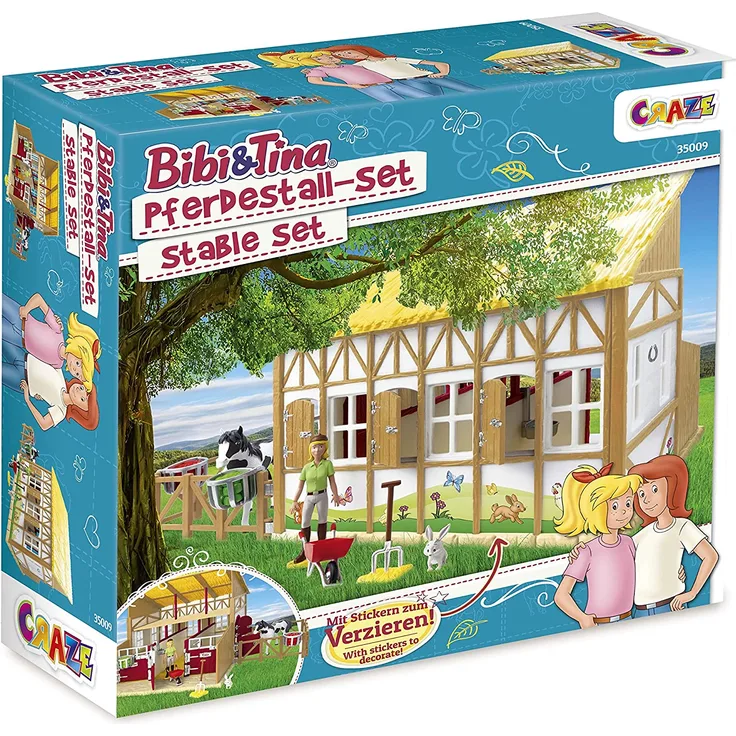 CRAZE Bibi & Tina Horse Stable play set building