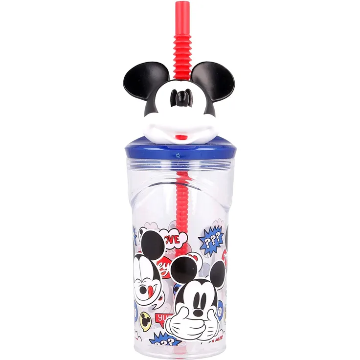 Stor 50166 - Disney Mickey Mouse, 3D Trinkbecher 360ml