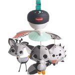 Tiny Love Baby-Mobile, Take Along Musik-Mobile für unterwegs und zuhause, Baby-Spieluhr ab der Geburt (0M+) lässt sich einfach an Babyschale und Kinderwagen befestigen, Magical Tales black & white