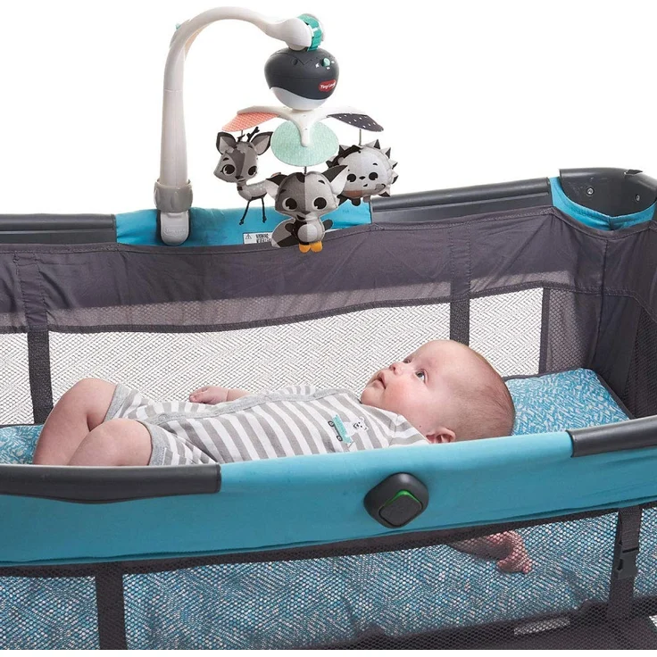 Tiny Love Baby-Mobile, Take Along Musik-Mobile für unterwegs und zuhause, Baby-Spieluhr ab der Geburt (0M+) lässt sich einfach an Babyschale und Kinderwagen befestigen, Magical Tales black & white – Bild 5