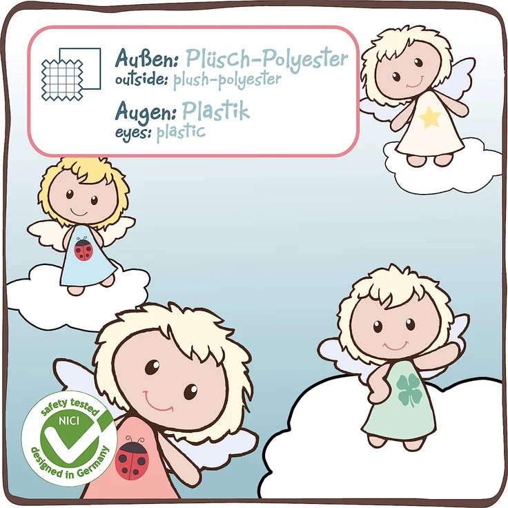 NICI Schlüsselanhänger Schutzengel 'Ich bring Dir Glück' – Bild 4