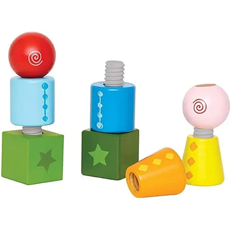 Hape E0416 E0416-Schraubklötze