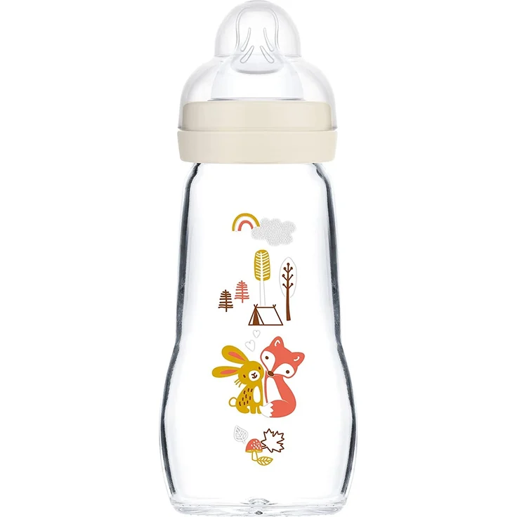 MAM Feel Good Glass Bottle Elements 260ml uni – Bild 1
