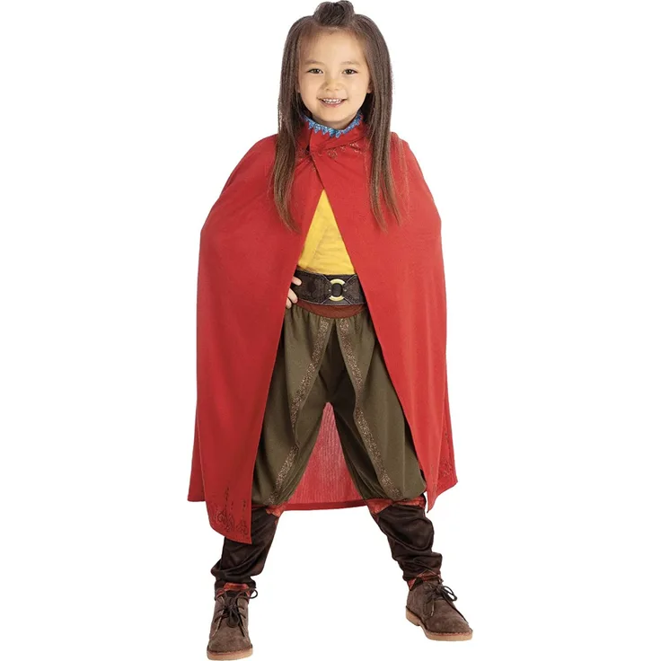 Rubies 3301066 - Raya Mantel, Disney Kinder Umhang, Größen ca. 3 - 10 Jahre