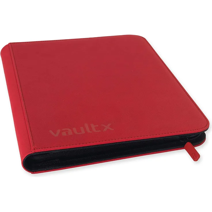 Vault X Premium eXo-Tec Zip Heftmappe - 9 Fächer Sammelkarten Trading Cards Mappe - 360 Fächer mit Seitenöffnung für Spielkarten zum sammeln und tauschen