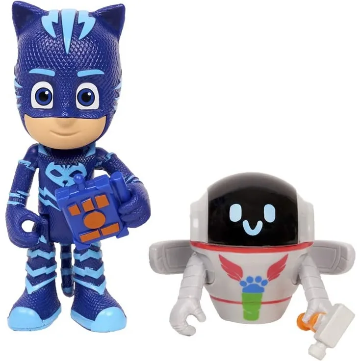 PJ Masks – Pack mit 2 Figuren (Katuna und PJ Robot)