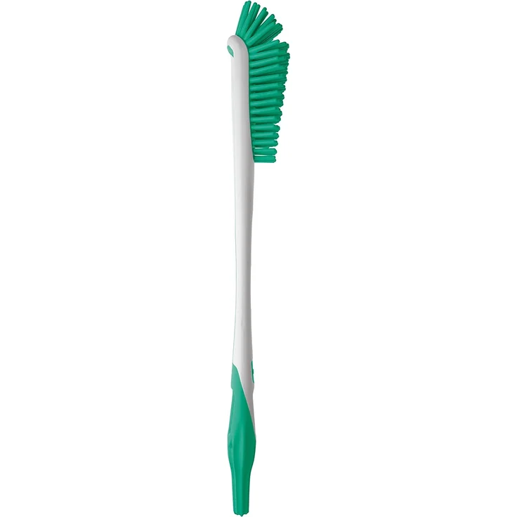 MAM Soft Brush Flaschenbürste mit extra-weichen Borsten, Bürste passend für jede Flaschenform, mit spezieller Saugerbürste für die Reinigung von Saugern, 0+ Monate, blau – Bild 1