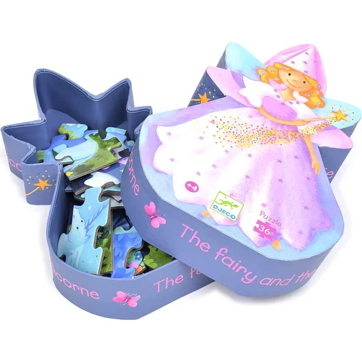 Formen Puzzle: The fairy and the unicorn - 36 Stk. * – Bild 3
