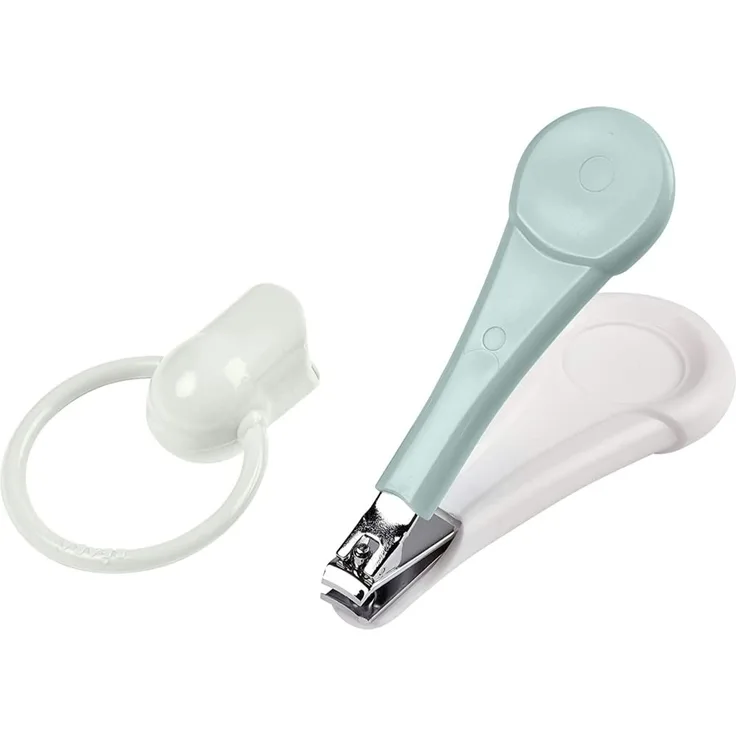 BÉABA - Nagelknipser für Babys und Kinder - Nagel-Pflege und Maniküre - Breiter und Ergonomischer Griff – Blau