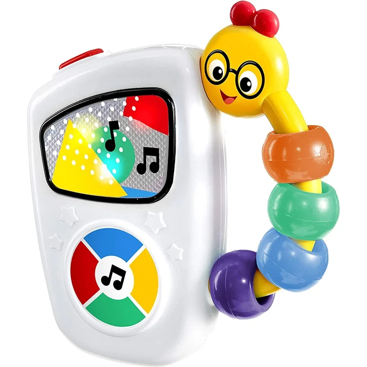 Baby Einstein leicht greifbares Musikspielzeug für unterwegs, mit Lichtern, 10 Melodien und Lautstärkeregler, ab 3 Monaten – Bild 1