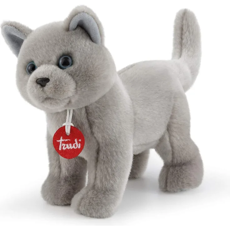Trudi 21038 Plüsch Katze, Grau