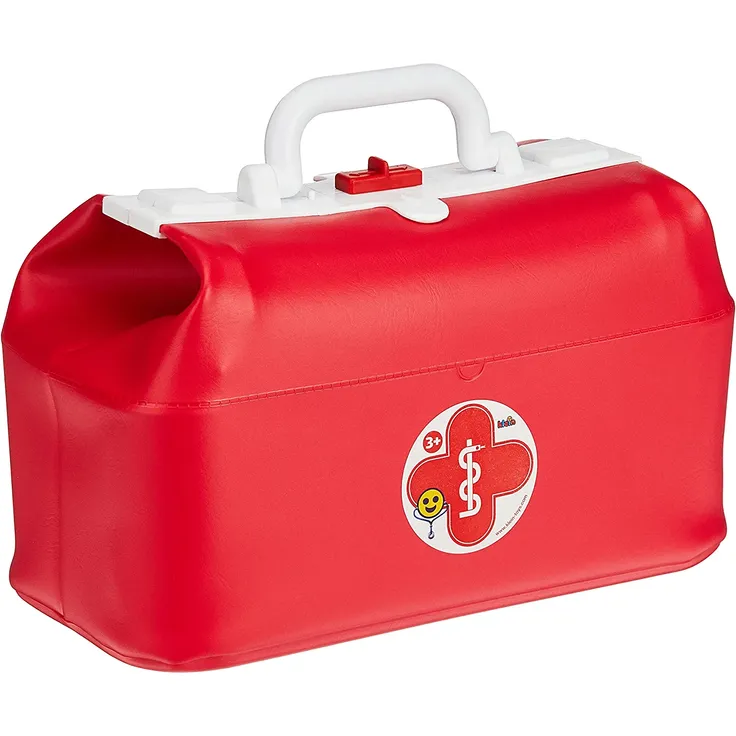 Theo Klein 4647 4647-Arzttasche mit viel Zubehör, Spielzeug, Rot