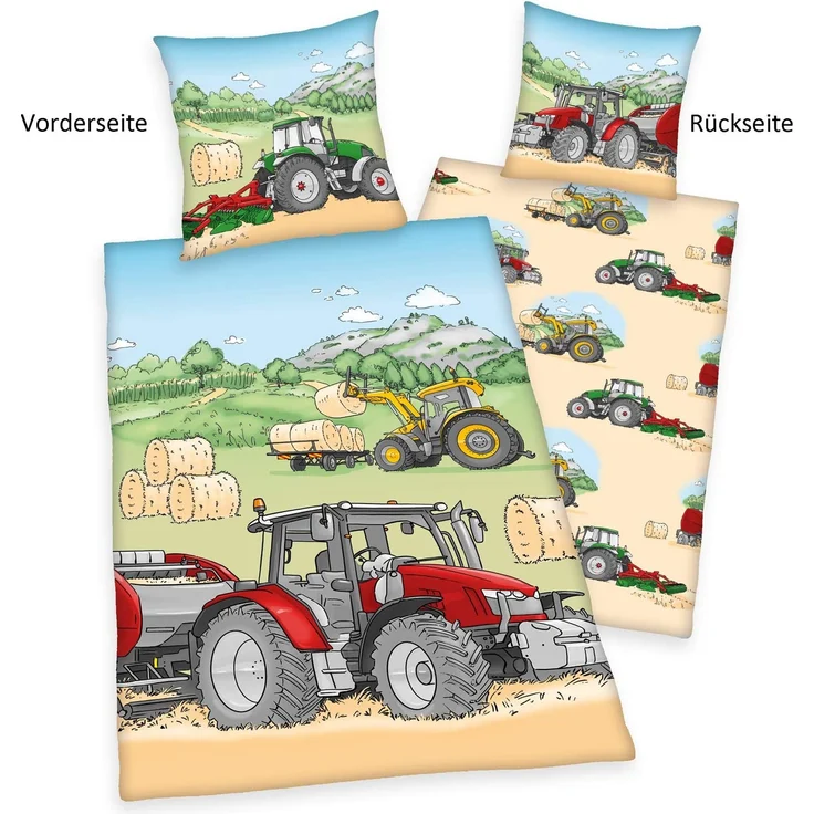 Herding Bettwäsche Young Collection Traktor, 135 x 200 cm – Bild 2
