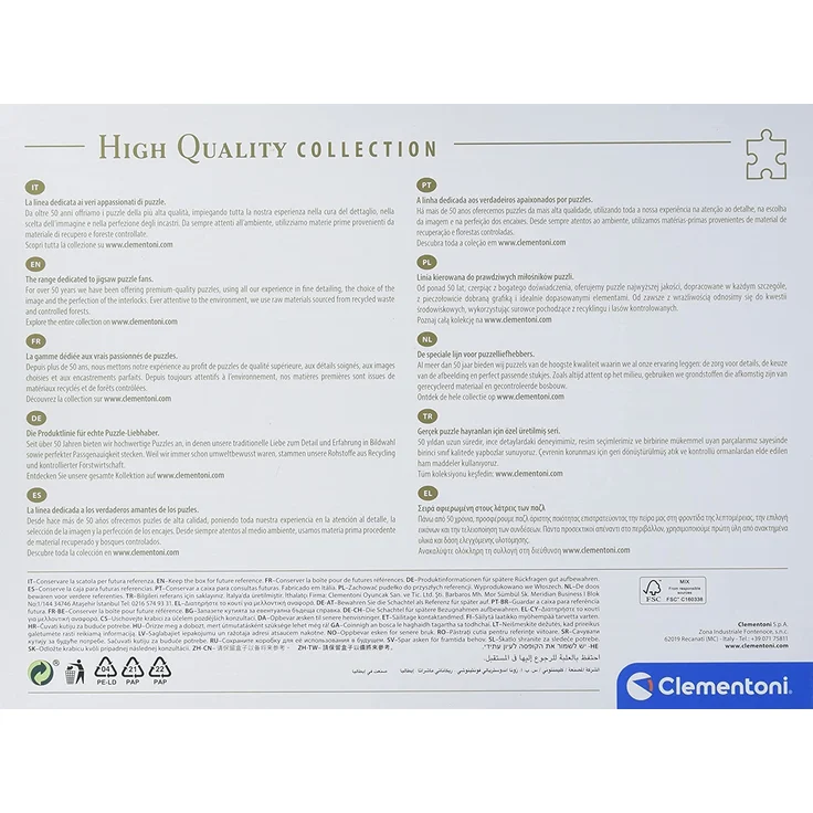 Clementoni 31680.9 - Puzzle 'High Quality Kollektion - Der blaue See', 1500 Teile - Preisvergleich – Bild 2