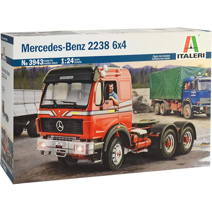 Truckmodel byggesæt Italeri Mercedes-Benz 2238 6x4 3943 1:24