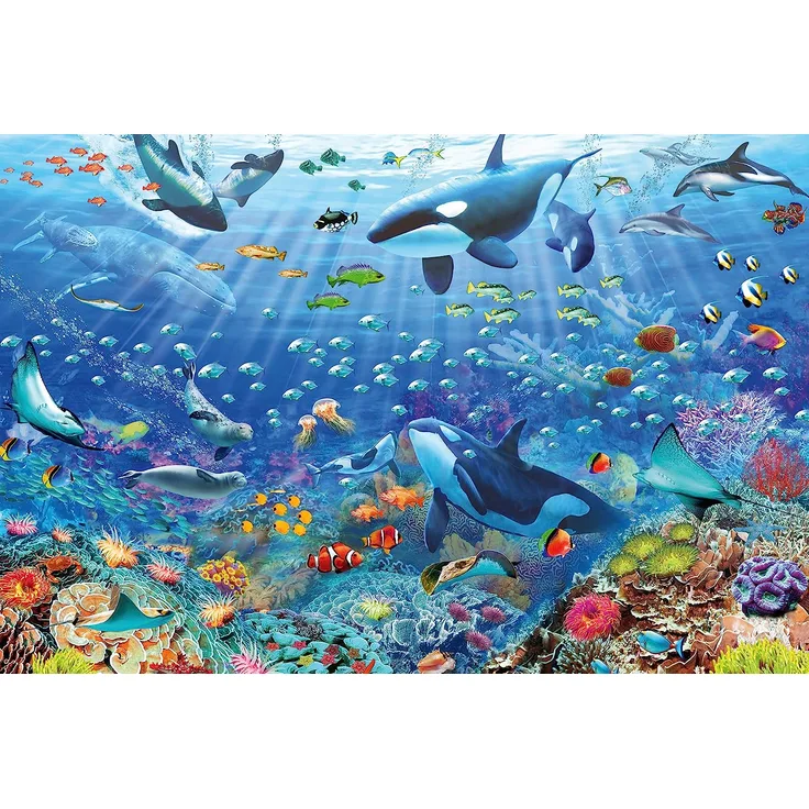 Ravensburger Puzzle 17444 Bunter Unterwasserspaß - 3000 Teile Puzzle für Erwachsene und Kinder ab 14 Jahren