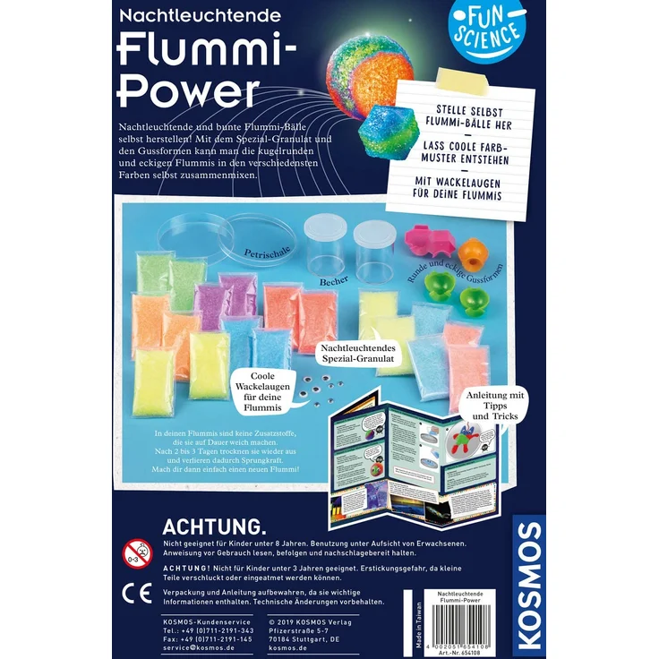 Fun Science Nachtleuchtende Flummi-Power – Bild 2