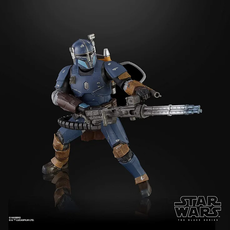 Hasbro Star Wars The Black Series Infanterie Mandalorianer 15 cm große Der Mandalorianer Deluxe Figur, ab 4 Jahren