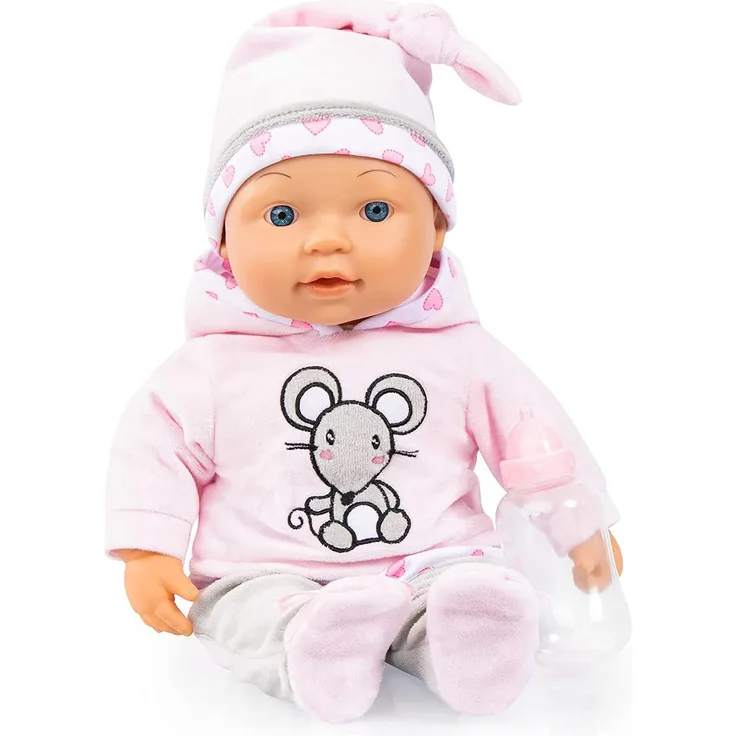 Bayer Design 'Lisa Magic Eyes 38 cm' Funktionspuppe, Weichkörper, bewegt die Augen, macht Babylaute - Preisvergleich