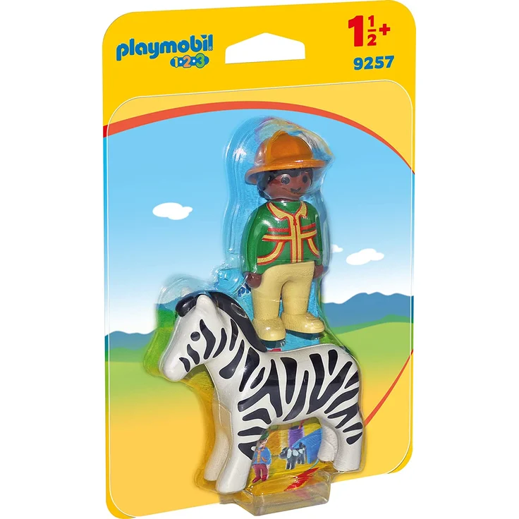 Playmobil 123 Ranger mit Zebra 9257 - Preisvergleich – Bild 1