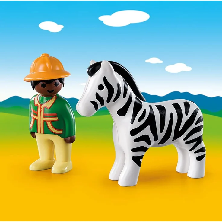 Playmobil 123 Ranger mit Zebra 9257 - Preisvergleich – Bild 2
