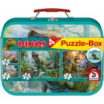 Puzzle Dinos im Koffer