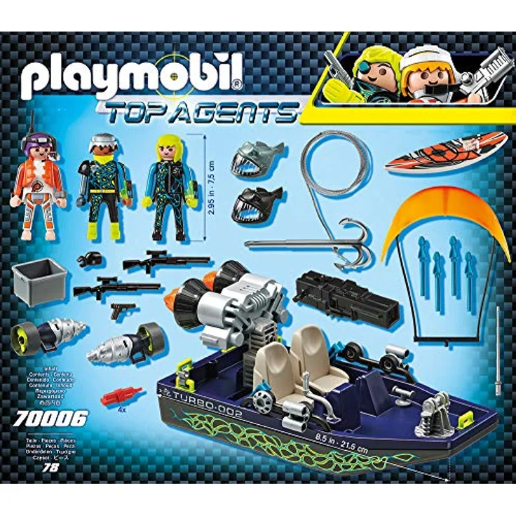 PLAYMOBIL Top Agents 70006 Team S.H.A.R.K. Harpoon Craft, Ab 6 Jahren - Preisvergleich – Bild 3