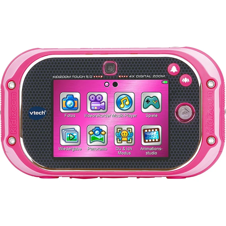 VTech 80-163554 Kidizoom Touch 5.0 pink Kinderkamera Digitalkamera für Kinder Kinderdigitalkamera, Mehrfarbig – Bild 2