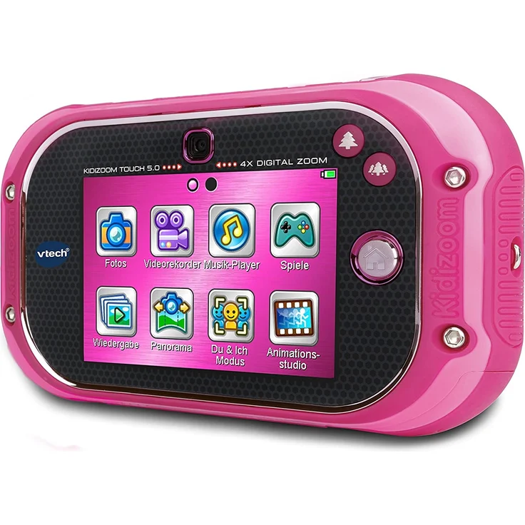VTech 80-163554 Kidizoom Touch 5.0 pink Kinderkamera Digitalkamera für Kinder Kinderdigitalkamera, Mehrfarbig – Bild 4
