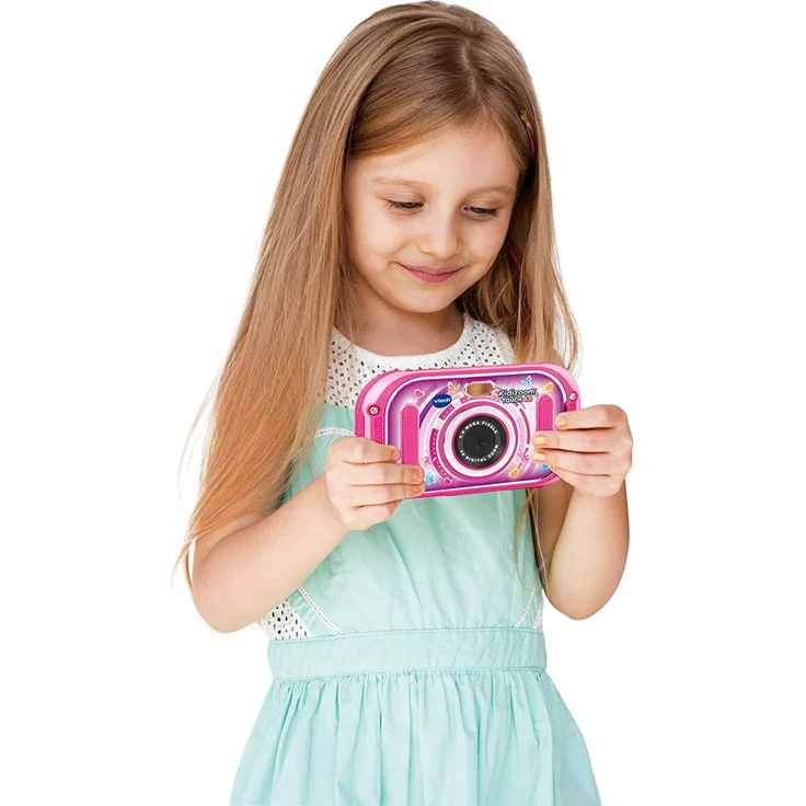 VTech 80-163554 Kidizoom Touch 5.0 pink Kinderkamera Digitalkamera für Kinder Kinderdigitalkamera, Mehrfarbig – Bild 7