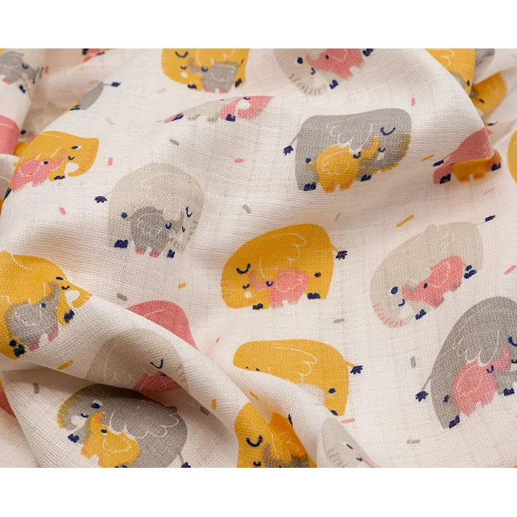 Clevere Kids Mulltücher 12er Pack | Jungs oder Mädchen | 70x80 | OEKO-TEX | made in EU (Set Mädchen bedruckt) – Bild 6