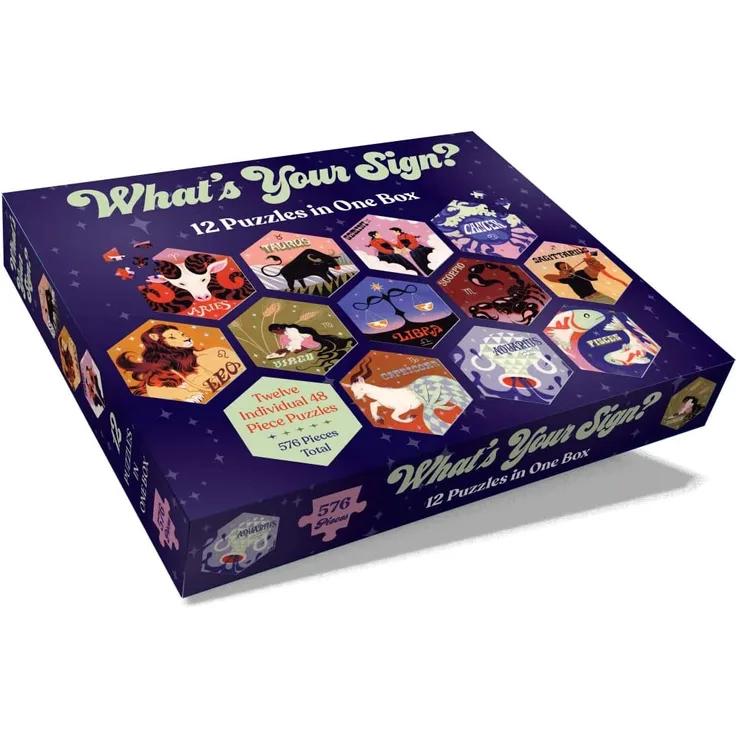 12 Puzzles in One Box: What s Your Sign?