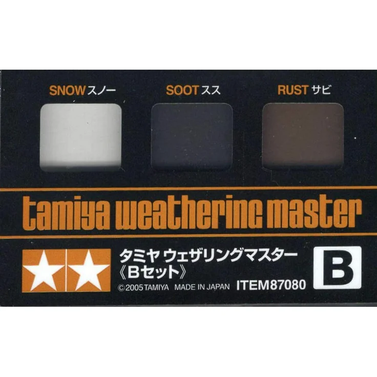 Tamiya WM Alterungsset B Schnee Russ 300087080 Weathering – Bild 2