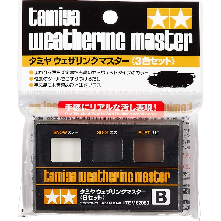 Tamiya WM Alterungsset B Schnee Russ 300087080 Weathering – Bild 3