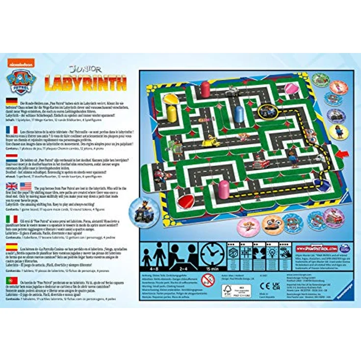 Ravensburger - Paw Patrol Junior Labyrinth – Bild 2
