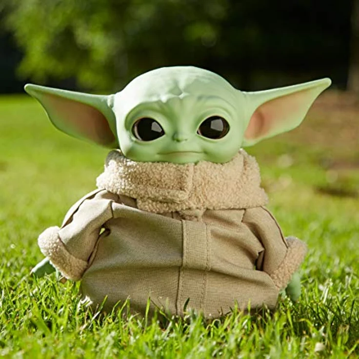 Mattel - Star Wars™ The Child Plüschfigur, ca. 28 cm große Kuschelfigur – Bild 4