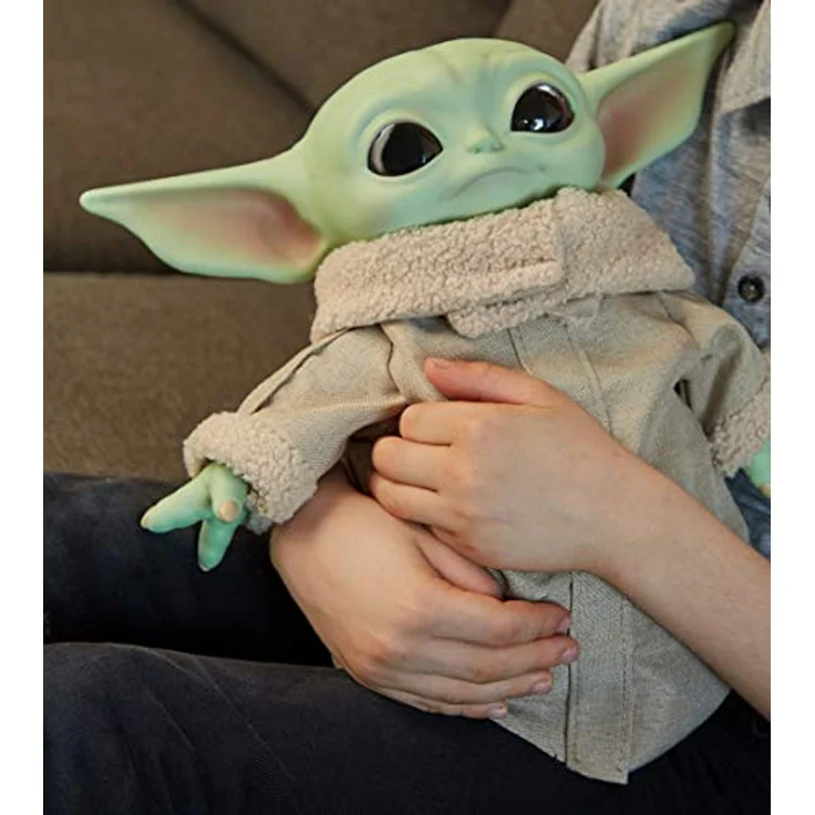 Mattel - Star Wars™ The Child Plüschfigur, ca. 28 cm große Kuschelfigur – Bild 2