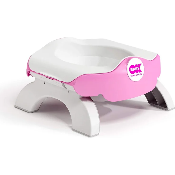 OK Baby N39056640X Roady - 3 in 1 Reisetöpfchen & Toilettenring, pink