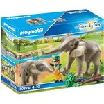 PLAYMOBIL 70324 Elefanten im Gehege