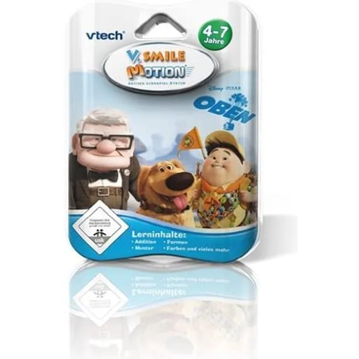 VTech 80-084344 - V. Smile Motion Lernspiel Disney Pixar Oben fÃ¼r Kinder und GrundschÃ¼ler Lernspielkassette