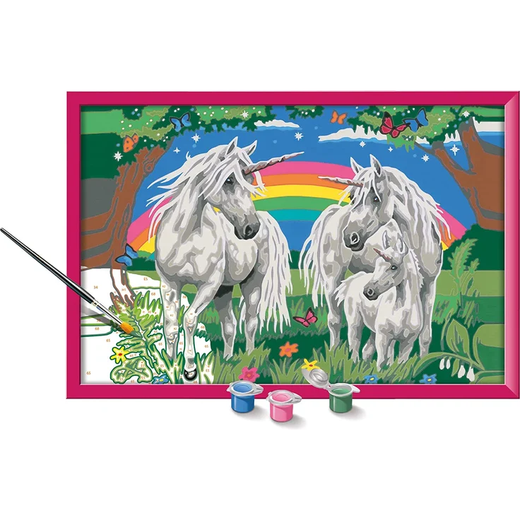 Ravensburger Malen nach Zahlen Fabelhafte Einhornwelt – Bild 3