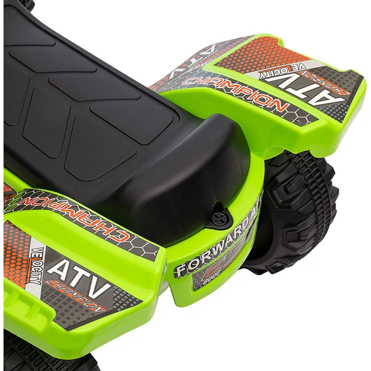 HOMCOM Elektroquad 6V Akku Elektroauto LED Frontlicht grün – Bild 9