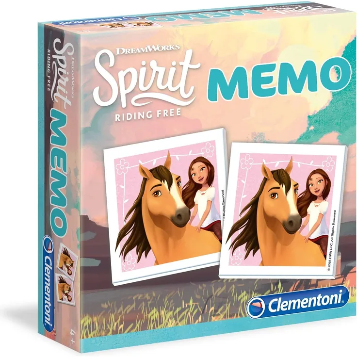 Clementoni 18027 Spirit Clementoni-18027-Spirit-Memo Game, Mehrfarben